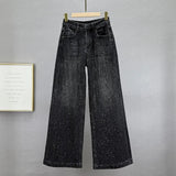 "Sparkle Rhinestone Denim"