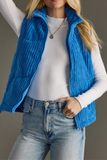 Blue Corduroy Vest