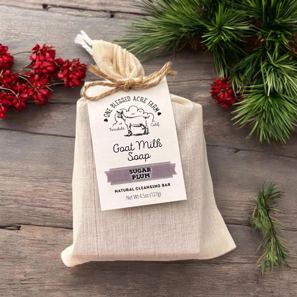 One Blessed Acre Farm "Sugar Plum" Goat Milk Bar Soap