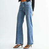 Mica Denim, High-Rise Wide Leg Super Soft