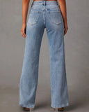 Loose-Fitting Wide-Leg Jeans