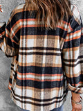 Plaid "Shacket" in neutral colors