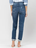 Flying Monkey High Rise Cuffed Boyfriend Jeans