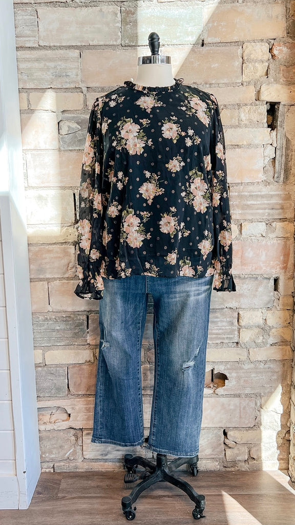 Plus Mid Rise Boyfriend Jeans